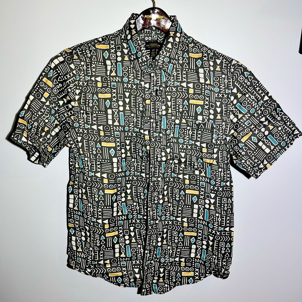Urban Outfitters Pattern Button-Up